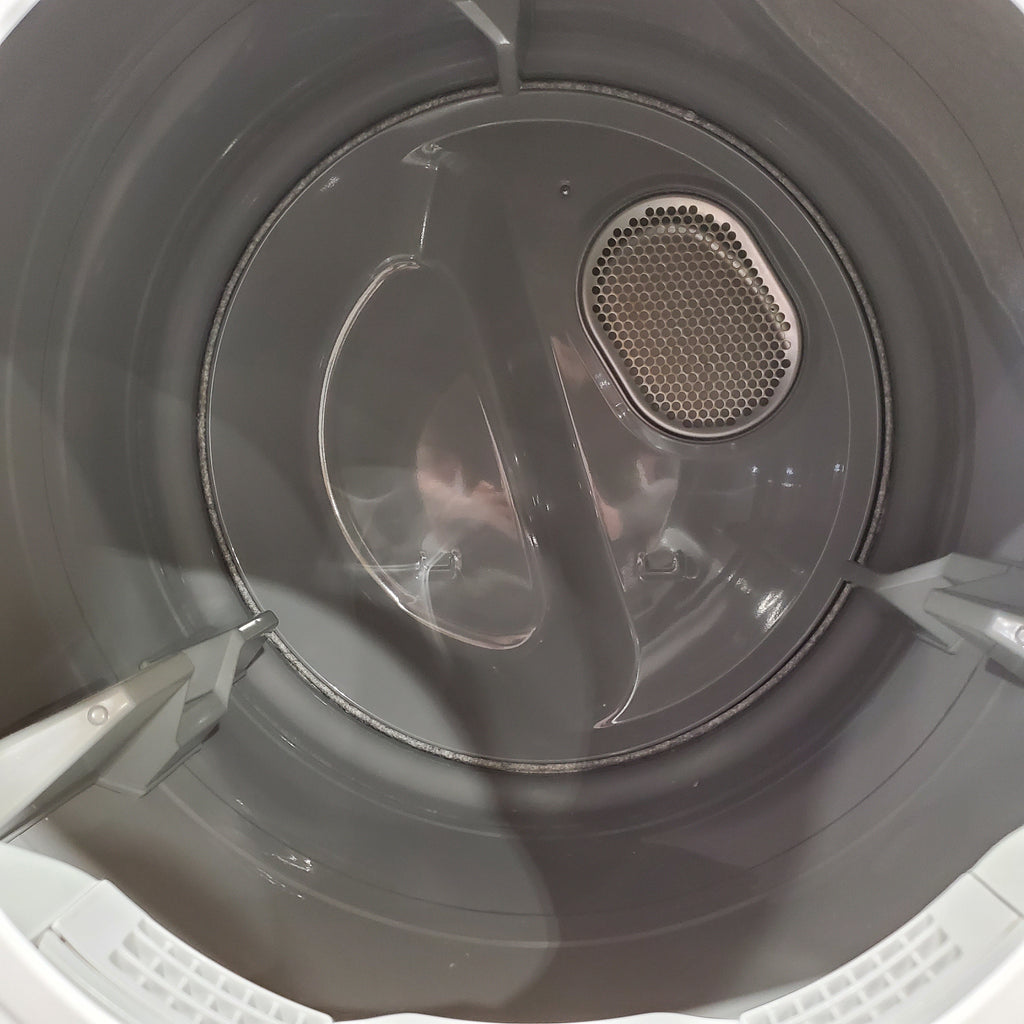 Pictures of Samsung 7.5 cu. ft. Front Load Electric Dryer with Smart Care in White 31134SD190 - DVE45T6000W - Scratch & Dent (Moderate) - Neu Appliance Outlet - Discount Appliance Outlet in Austin, Tx