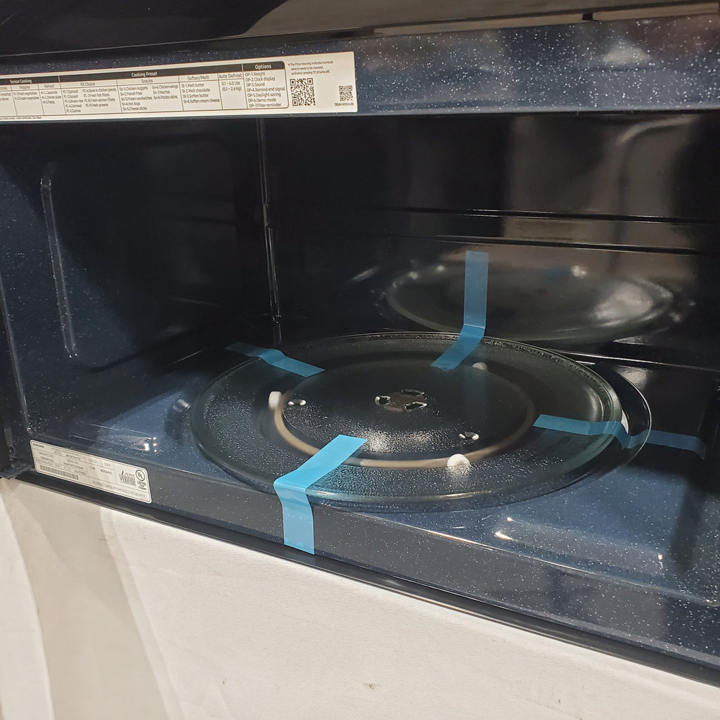 Pictures of Samsung 1.9 cu. ft. Over-the-Range Microwave with Sensor Cooking in Stainless Steel 17SD214 - ME19R7041FS - Open Box - Neu Appliance Outlet - Discount Appliance Outlet in Austin, Tx