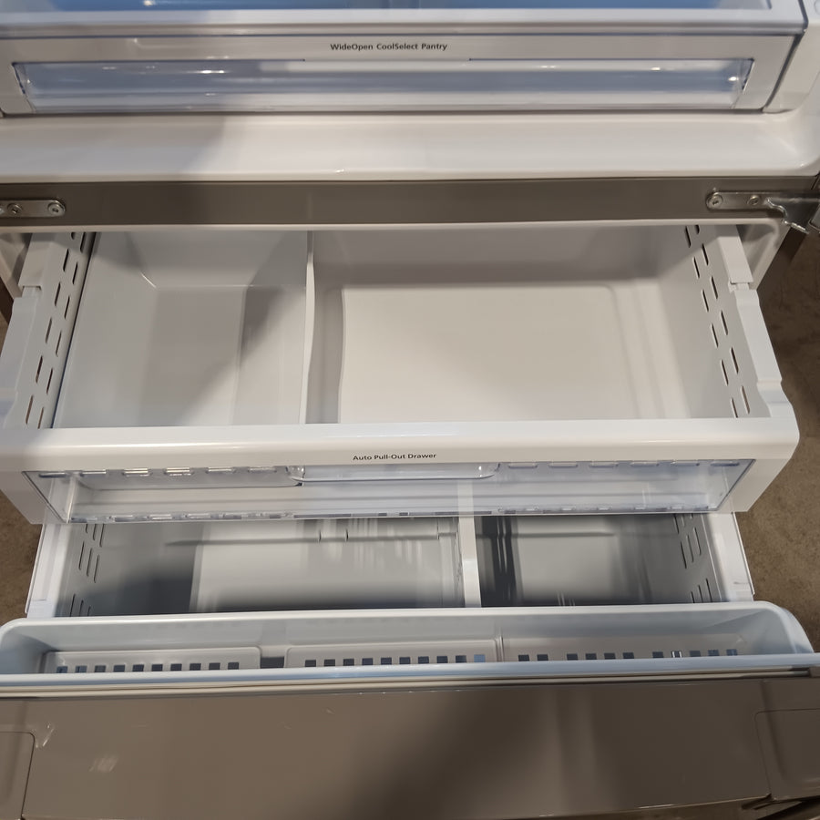 Samsung 28.5 cu. ft. French Door Refrigerator Stainless Steel RFG298HDRS - Certified Refurbished