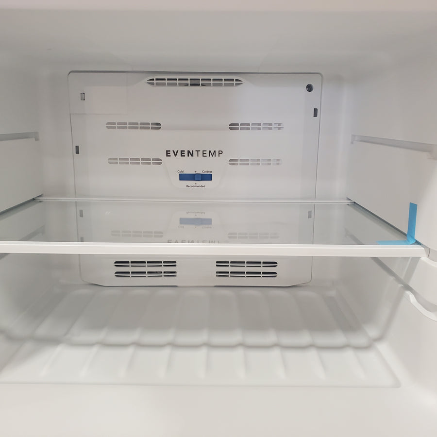 Frigidaire 30 in. Width 18.3 cu. ft. Top Freezer Refrigerator with EvenTemp Cooling System in White FFTR1835VW - Scratch & Dent (Major)