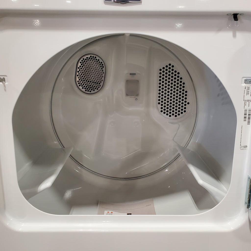 Maytag 4.5 cu. ft. Capacity Top Load Washer with Power™ Agitator and Deep Fill MVW4505MW - Certified Refurbished and Maytag 7.0 cu. ft. Capacity Top Load Electric Wrinkle Prevent Dryer 16057 - MED4500MW - Scratch & Dent (Minor)