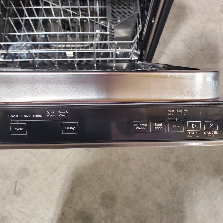 Whirlpool Dishwasher with Ai Intelligent Wash and Sensor Cycle in Fingerprint Stainless Steel 251318SD1318 - WDTA50SAKZ - OPen Box