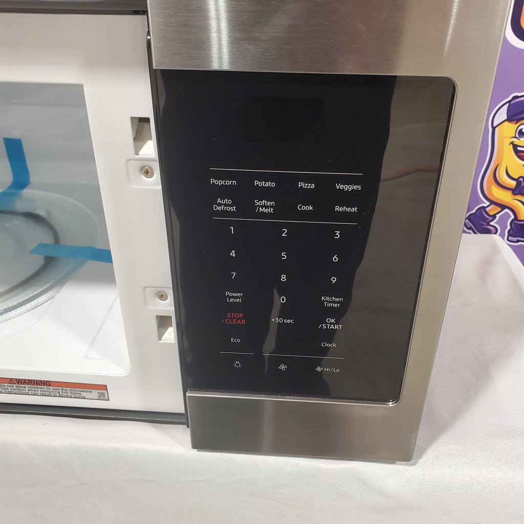 Samsung Over-the-Range Microwave in Stainless Steel with Auto Cook 3SD749 - ME16A4021AS - Scratch & Dent (Minor)