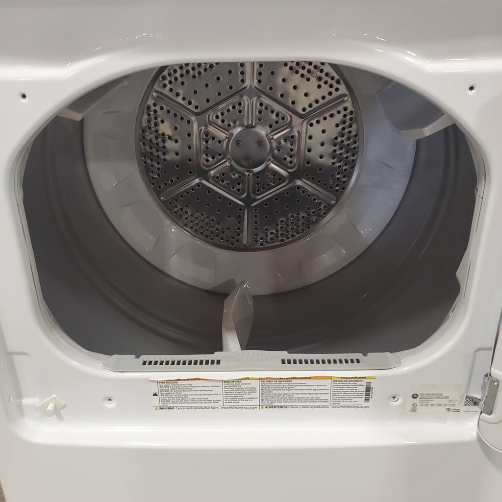 Pictures of GE 6.2 cu. ft. Capacity Electric Dryer with Up To 120 ft. Venting and Shallow Depth GTX22EASKWW - Certified Refurbished - Neu Appliance Outlet - Discount Appliance Outlet in Austin, Tx