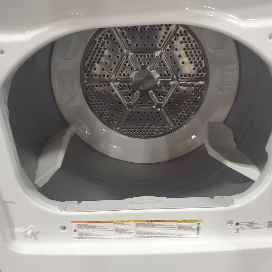 Hotpoint® 4.0 cu. ft. Capacity Washer with Cold Plus and Water Level Control HTW265ASWWW - Scratch & Dent (Major) and Hotpoint 6.2 cu. ft. Capacity Electric Dryer with Up To 120 ft. Venting and Shallow Depth 16178 - HTX26EASWWW - Scratch & Dent (Minor)