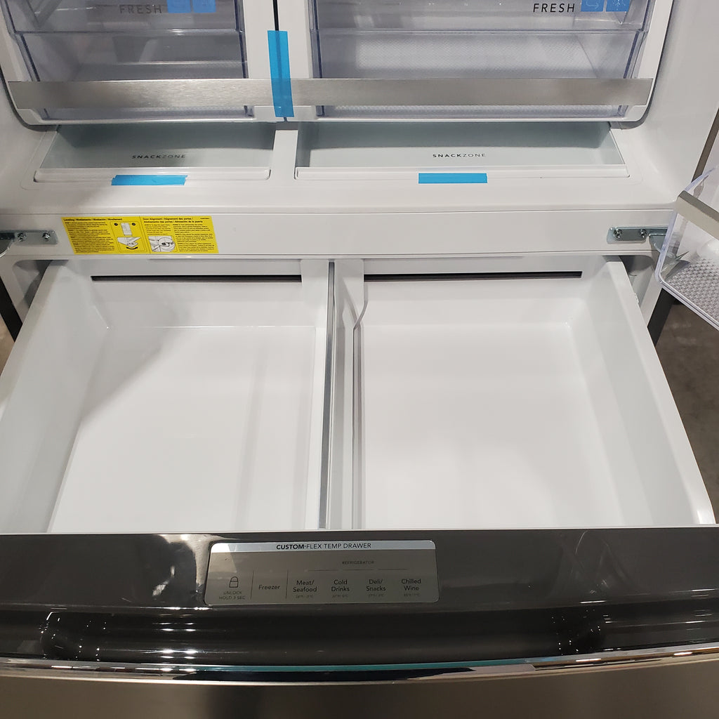 Pictures of Frigidaire Gallery 22 Cu. Ft. 4-Door Counter-depth French Door Refrigerator with Ice Maker (Fingerprint Resistant Stainless Steel) ENERGY STAR GRMC2273CF - Scratch and Dent (Major) - Neu Appliance Outlet - Discount Appliance Outlet in Austin, Tx