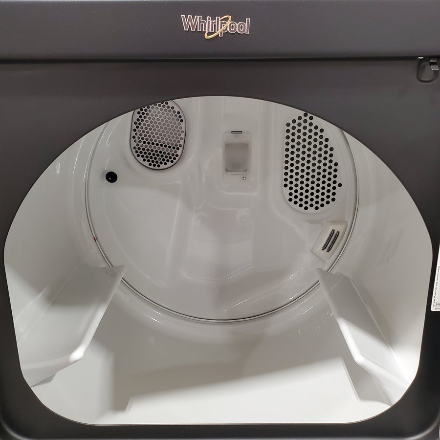 Whirlpool Volcano Black Electric 7.0 Cu. Ft. Dryer with Steam Refresh Cycle and Moisture Sensor WED6150PB - Scratch & Dent (Minor)