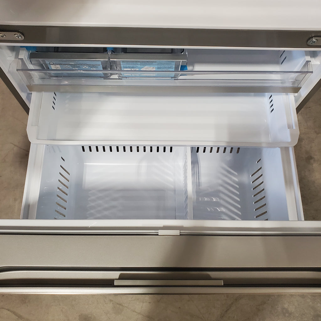 Pictures of LG 26 cu. ft. Counter-Depth French Door Refrigerator in Stainless Steel with Mirror InstaView™ LRYKC2606S - Open Box - Neu Appliance Outlet - Discount Appliance Outlet in Austin, Tx