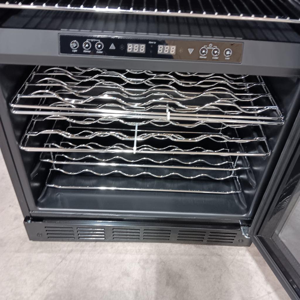 Magic Chef 44 Bottle Dual Zone Wine Cooler in Stainless Steel 25137SD739 - HMWC44DZ - Scratch & Dent (Moderate)