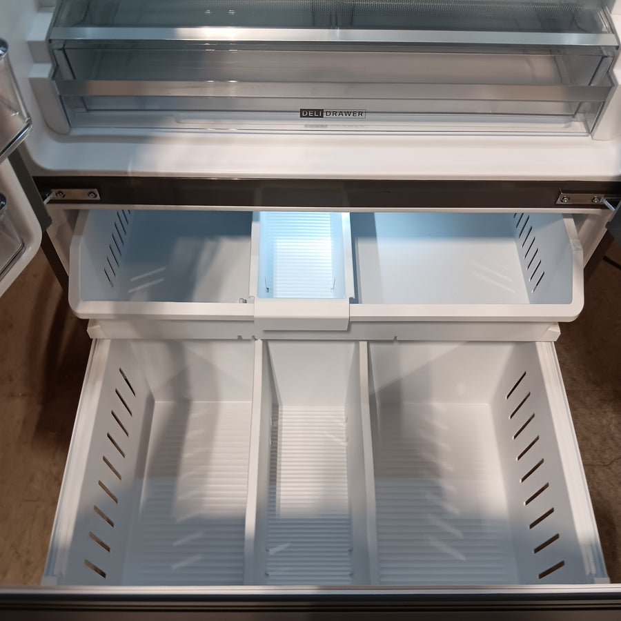 Whirlpool French Door Refrigerator in Fingerprint Resistant Stainless Finish with In-Door Water and Ice Maker - 30 cu. ft. WRFF3536SZ - Scratch & Dent (Moderate)