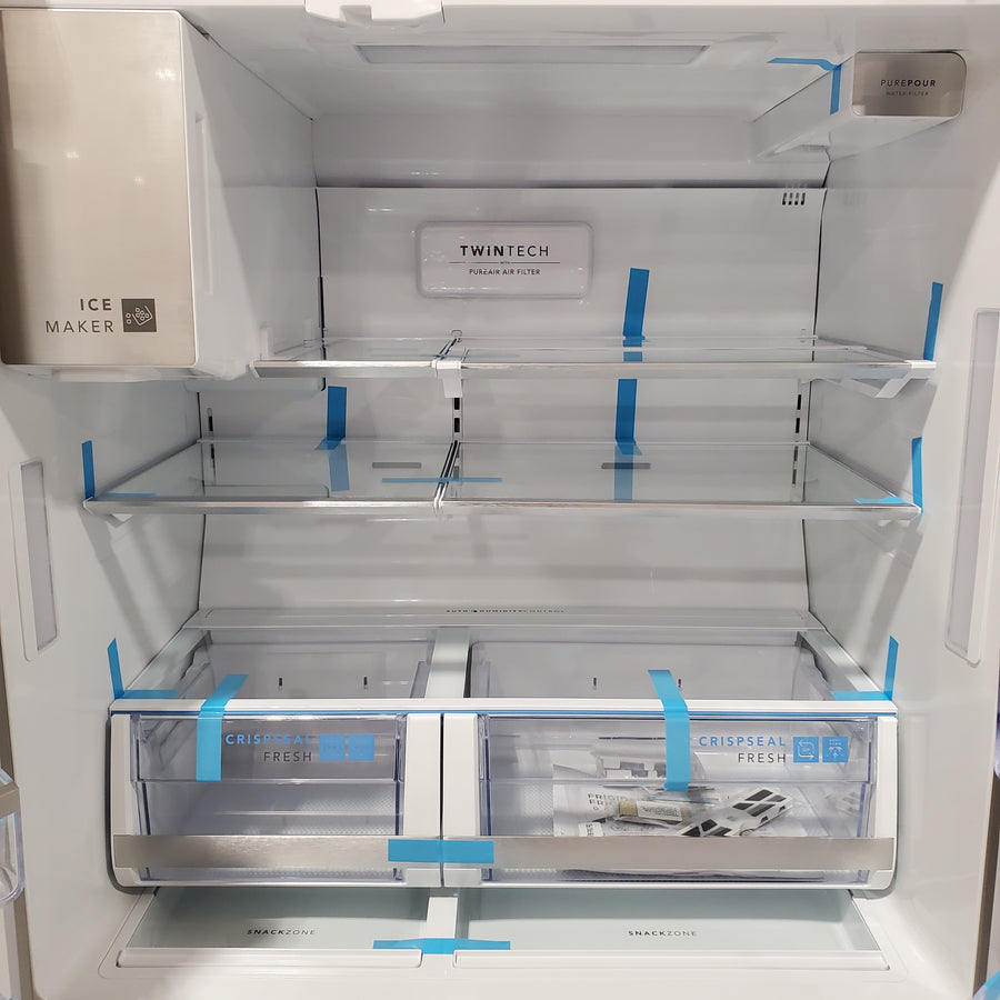 Frigidaire Gallery 22 Cu. Ft. 4-Door Counter-depth French Door Refrigerator with Ice Maker (Fingerprint Resistant Stainless Steel) ENERGY STAR GRMC2273CF - Scratch & Dent (Moderate)