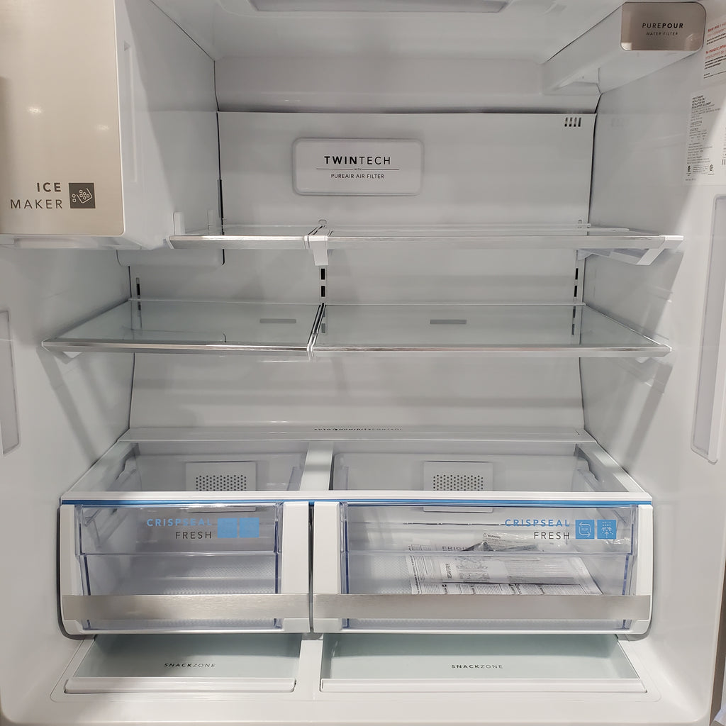 Pictures of Frigidaire Gallery 22 Cu. Ft. 4-Door Counter-depth French Door Refrigerator with Ice Maker (Fingerprint Resistant Stainless Steel) ENERGY STAR 22134SD224 - GRMC2273CF - Scratch & Dent (Major) - Neu Appliance Outlet - Discount Appliance Outlet in Austin, Tx
