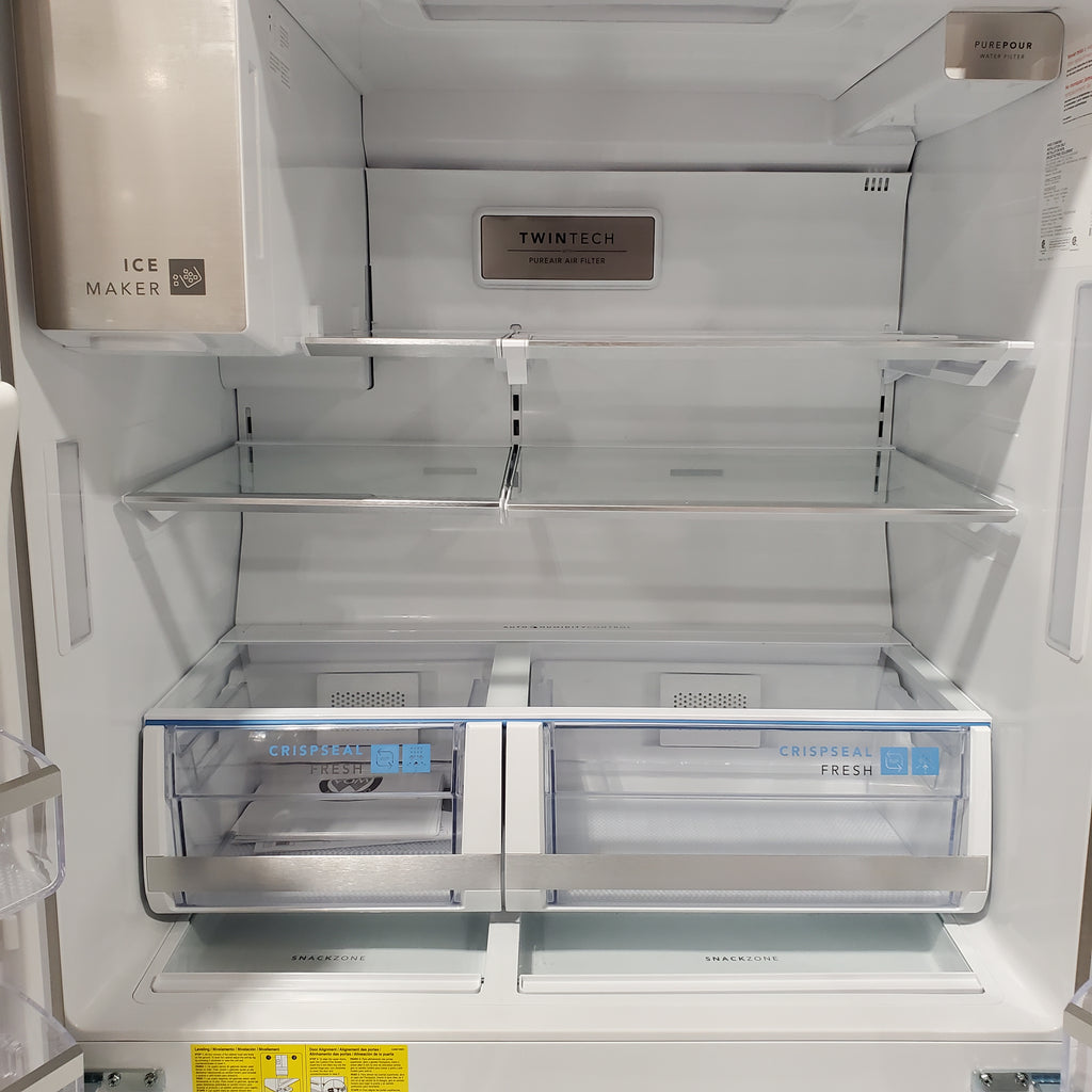 Pictures of Frigidaire Gallery 22 Cu. Ft. 4-Door Counter-depth French Door Refrigerator with Ice Maker (Fingerprint Resistant Stainless Steel) ENERGY STAR 22134SD221 - GRMC2273CF - Scratch & Dent (Moderate) - Neu Appliance Outlet - Discount Appliance Outlet in Austin, Tx