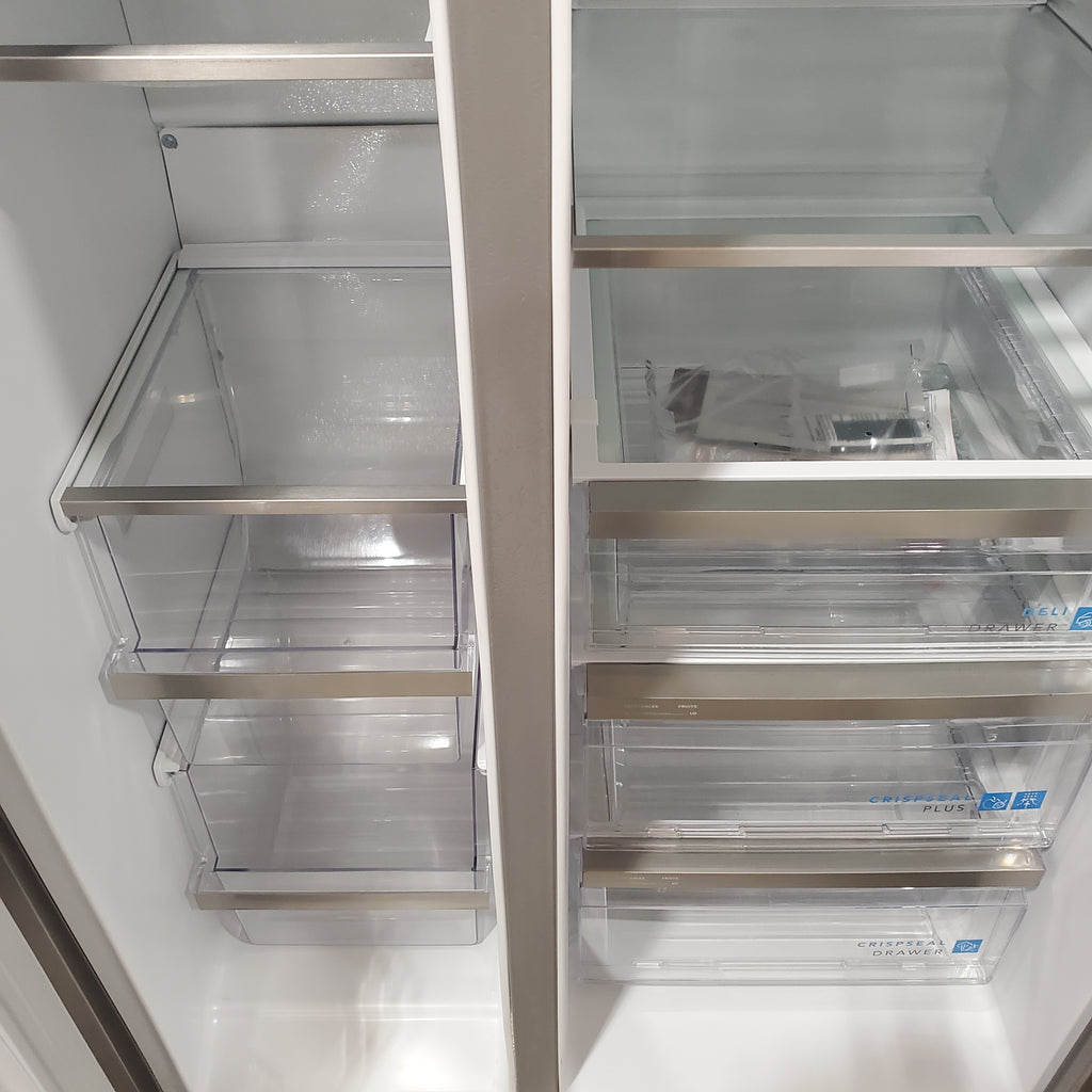 Frigidaire Gallery Smudge Proof Stainless Steel 26 Cu. Ft. Side by Side Refrigerator with Bright LED Lighting 3SD397 - GRSS2652AF - Scratch & Dent (Moderate)