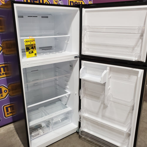 Vissani 18.1 cu. ft. Top Freezer Refrigerator in Fingerprint Resistant Stainless Steel Look, Garage Ready 251312SD972 - MDTF18SSR5 - Scratch & Dent (Moderate)