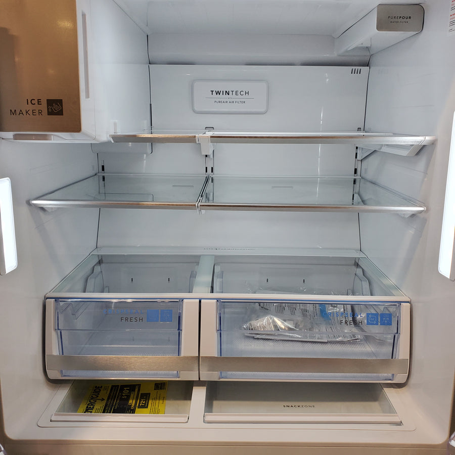 Frigidaire Gallery 26 Cu. Ft. Standard-Depth 4-Door French Door Refrigerator in Fingerprint Resistant Stainless Steel 20534SD725 - GRMS2773AF - Scratch & Dent (Moderate)