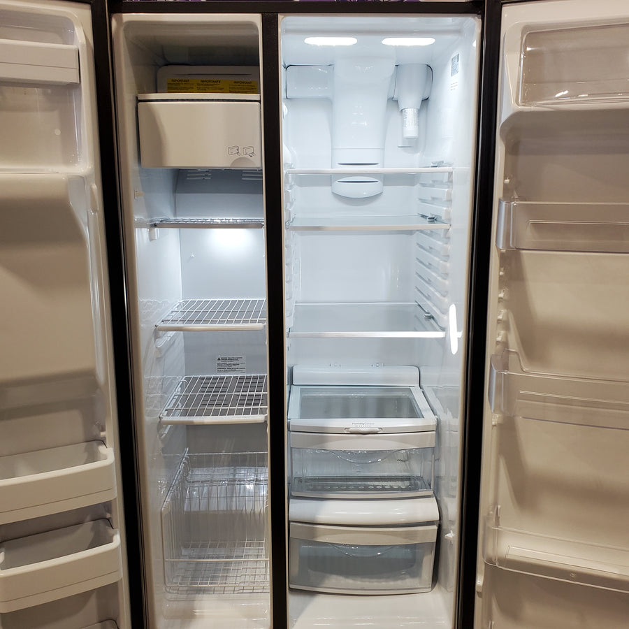 GE 25.3 Cu. Ft. Side-By-Side Refrigerator in Fingerprint Resistant Stainless Steel 22136SD351 - GSS25GYPFS - Scratch & Dent (Minor)