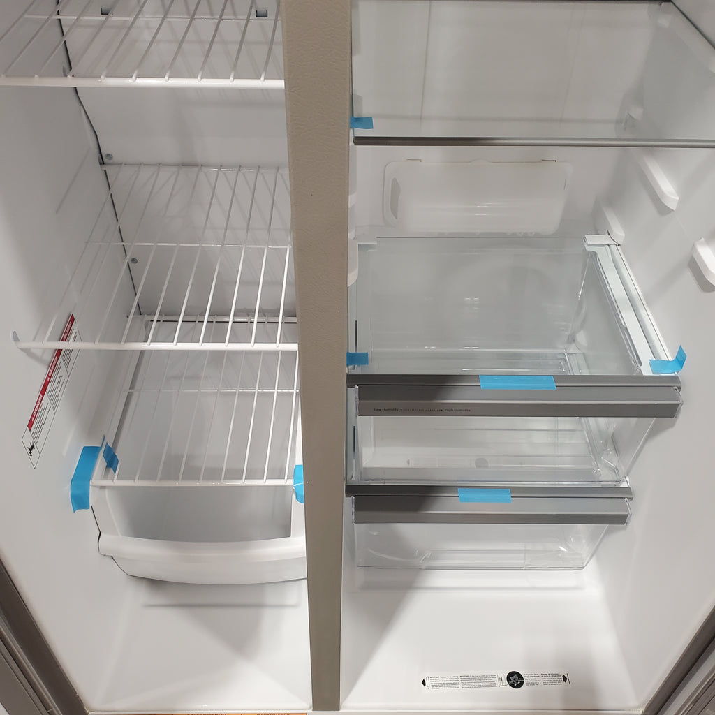 Pictures of Whirlpool 24 cu ft Capacity Side By Side Refrigerator with Ice and Water Dispenser in Fingerprint Resistant Stainless Steel 3SD762 - WRS315SDHZ - Open Box - Neu Appliance Outlet - Discount Appliance Outlet in Austin, Tx