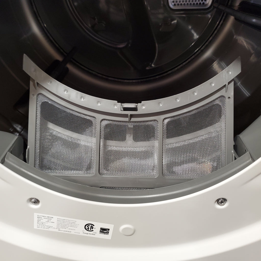 Pictures of Samsung Bespoke AI Laundry Electric Dryer in Ivory 22133SD197 - DV90F53AEYA3 - Scratch & Dent (Moderate) - Neu Appliance Outlet - Discount Appliance Outlet in Austin, Tx