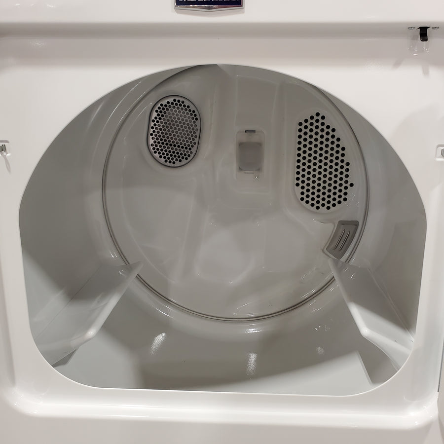 Maytag 7.0 cu ft Electric Dryer with Moisture Sensing and Quick Dry Cycle MED6200KW - Scratch & Dent (Moderate)