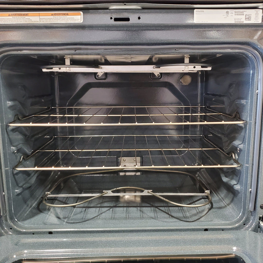 Pictures of Whirlpool Fingerprint Resistant Stainless Steel Electric 30 Inch Range with Steam Clean and No Preheat Mode WFES3330RZ - Scratch & Dent (Minor) - Neu Appliance Outlet - Discount Appliance Outlet in Austin, Tx