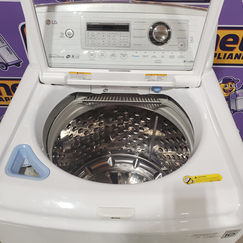 Pictures of LG 4.9 cu.ft. MEGA Capacity High Efficiency Top Load Washer 1CR5052 - WT5270CW - Certified Refurbished - Neu Appliance Outlet - Discount Appliance Outlet in Austin, Tx
