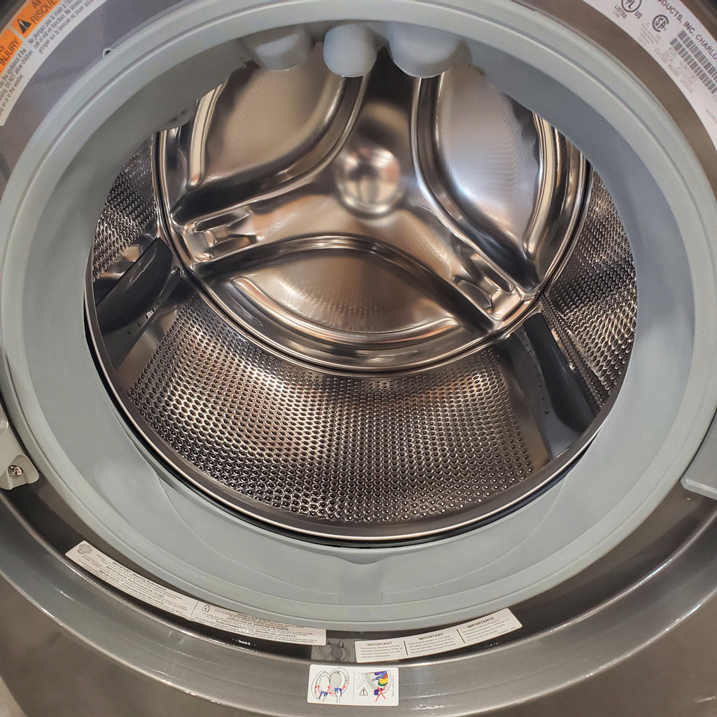 Electrolux Titanium Front Load 600 Series 4.5 Cu. Ft. Washer with Smartboost ELFW7637AT - Scratch & Dent (Major) and Electrolux Frontload Electric Steam Dryer 16071 - ELFE7537AT - Scratch & Dent (Minor)