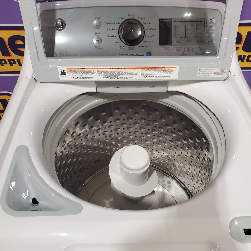 Pictures of GE ENERGY STAR® 4.5 cu. ft. Capacity Washer with Stainless Steel Basket GTW685BSLWS - Certified Refurbished - Neu Appliance Outlet - Discount Appliance Outlet in Austin, Tx