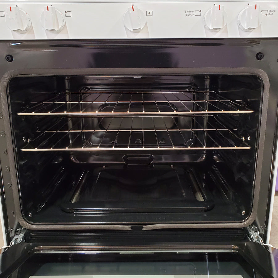 Frigidaire 5 Burner Gas Range with Even Baking Technology in White 20531SD496 - FCRG3052BW - Scratch & Dent (Minor)