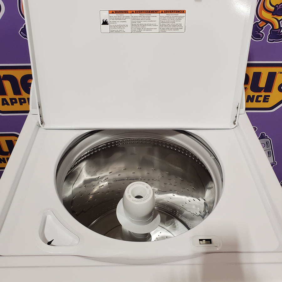 Whirlpool 3.5 cu. ft. High Efficiency Top Load Washing Machine with Deep Water Wash 30134SD181 - WTW4816FW - Scratch & Dent (Major)