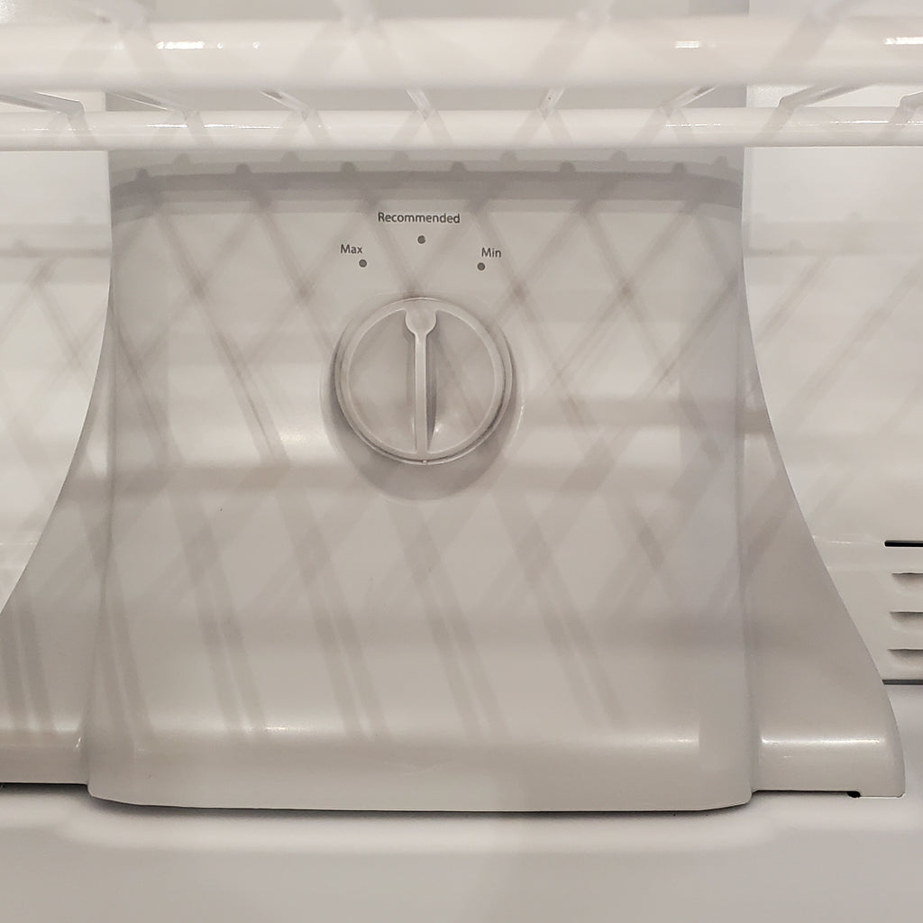 Whirlpool 33" Wide Top Freezer 20.5 cu ft Refrigerator with Ice Maker and Frameless Glass Shelves and Flexi-Slide Bin 3SD868 - WRT311FZDW - Open Box