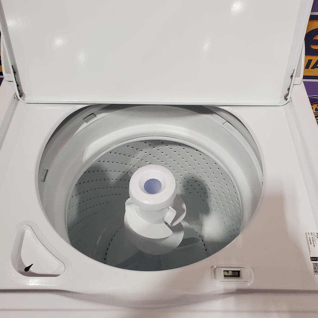 Whirlpool 3.5 cu. ft. High Efficiency Top Load Washing Machine with Deep Water Wash 24SD027 - WTW4816FW - Scratch & Dent (Minor)