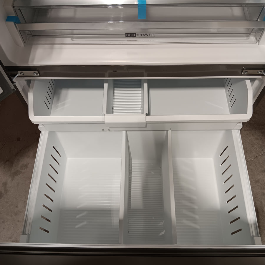 Whirlpool French Door Refrigerator in Fingerprint Resistant Stainless Finish with In-Door Water and Ice Maker - 30 cu. ft. 22231SD309 - WRFF3536SZ - Scratch & Dent (Moderate)