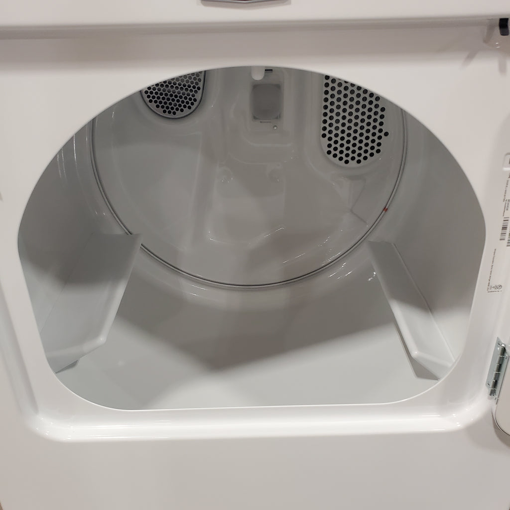 Pictures of Maytag 4.5 cu. ft. Capacity Top Load Washer with Power™ Agitator and Deep Fill MVW4505MW - Open Box and Maytag 7.0 cu. ft. Capacity Top Load Electric Wrinkle Prevent Dryer 16039 - MED4500MW - Open Box - Neu Appliance Outlet - Discount Appliance Outlet in Austin, Tx