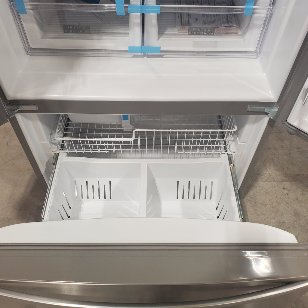 Whirlpool 36-Inch Wide Full-Depth French Door Bottom Mount Refrigerator - 25 cu. ft. WRFF3236RZ - Scratch and Dent(Minor)