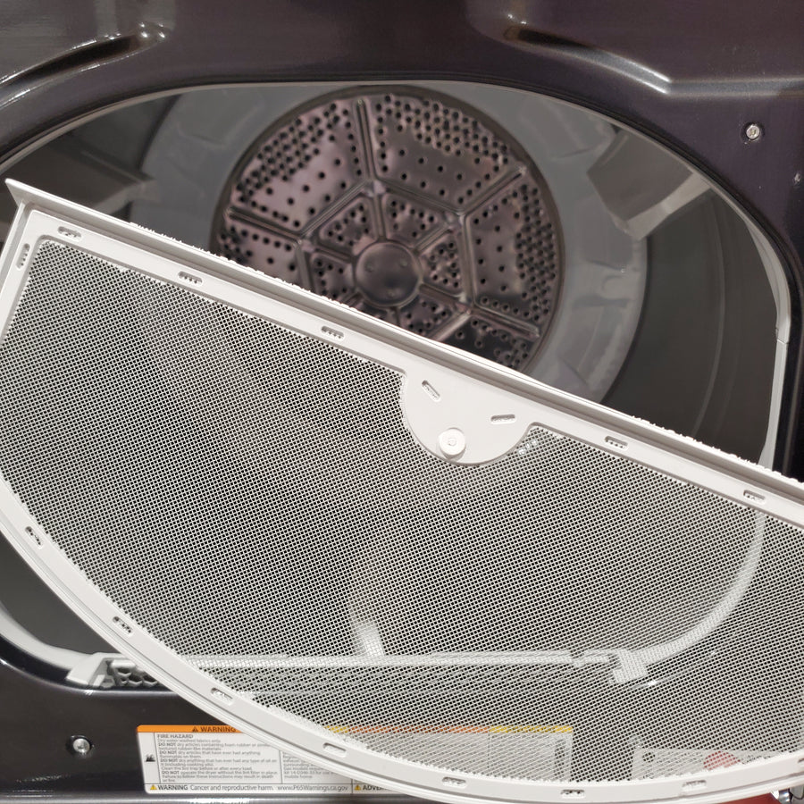 GE Profile™ ENERGY STAR® 7.4 cu. ft. Capacity Smart Aluminized Alloy Drum Electric Dryer with Sanitize Cycle and Sensor Dry 6SD64 - PTD70EBPTDG - Scratch & Dent (Minor)