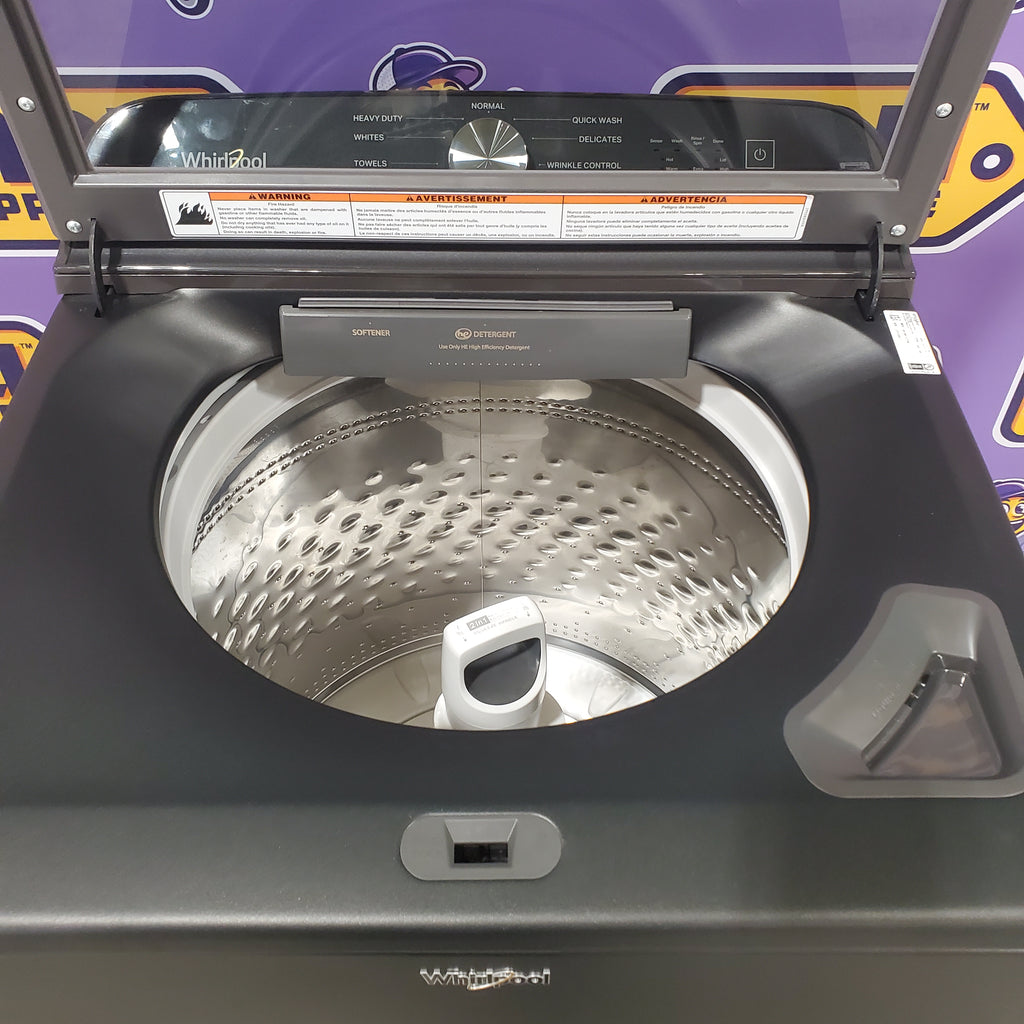Pictures of Maytag Volcano Black Pet Pro Top Load 4.7 cu. ft. Washer with Built-In Water Faucet MVW6500MBK - Scratch & Dent (Moderate) - Neu Appliance Outlet - Discount Appliance Outlet in Austin, Tx