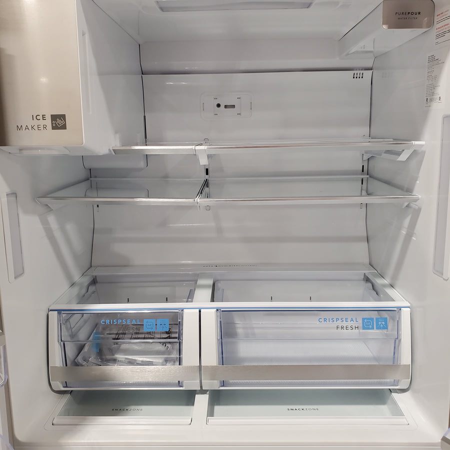 Frigidaire Gallery 22 Cu. Ft. 4-Door Counter-depth French Door Refrigerator with Ice Maker (Fingerprint Resistant Stainless Steel) ENERGY STAR 20232SD618 - GRMC2273CF - Scratch & Dent (Major)