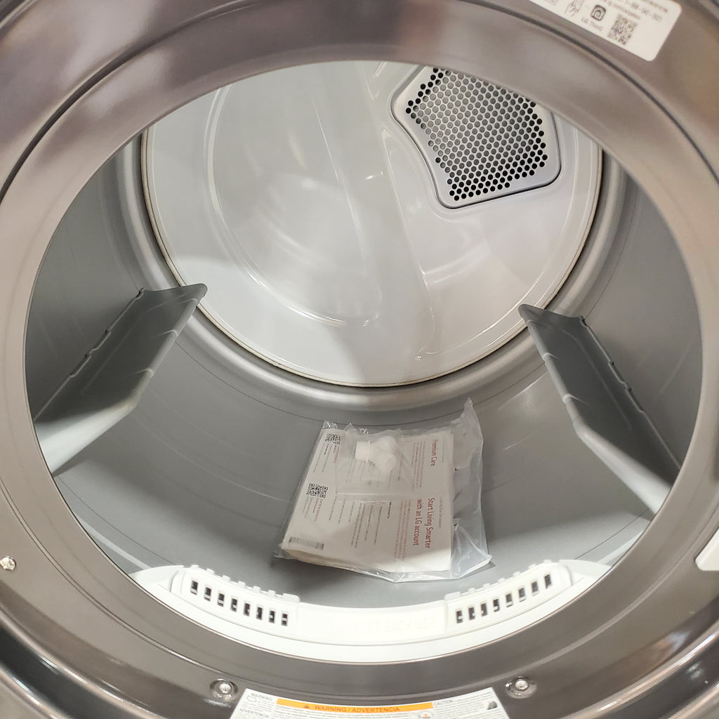 LG Front Load 4.5 Cu. Ft. Washer with TurboWash 360 Technology WM4000HBA - Scratch & Dent (Minor) and LG Smart Wi-Fi Enabled Front Load Electric 7.4 Cu. Ft. Dryer with TurboSteam 16094 - DLEX4000B - Scratch & Dent (Minor)