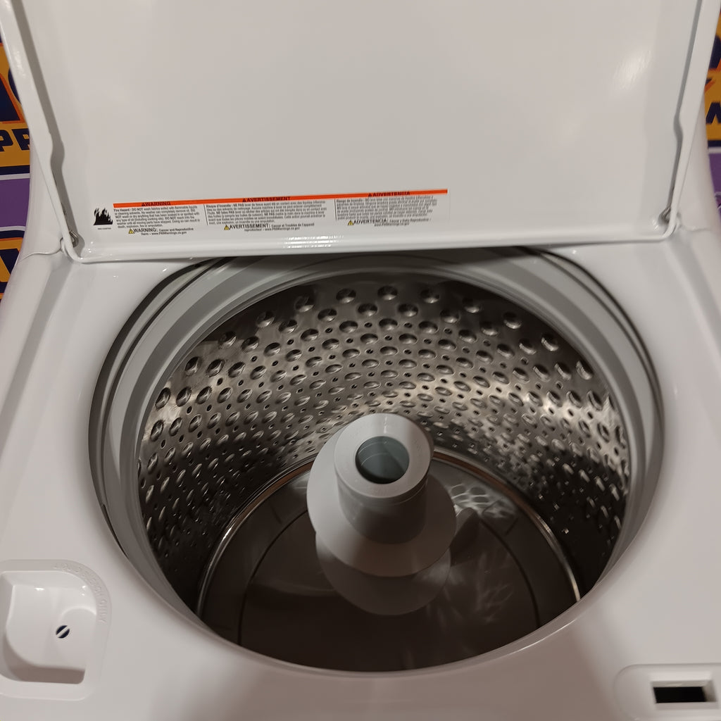 Pictures of GE® 4.5 cu. ft. Capacity Washer with Stainless Steel Basket in White 05121CR89 - GTW465ASNWW - Certified Refurbished - Neu Appliance Outlet - Discount Appliance Outlet in Austin, Tx