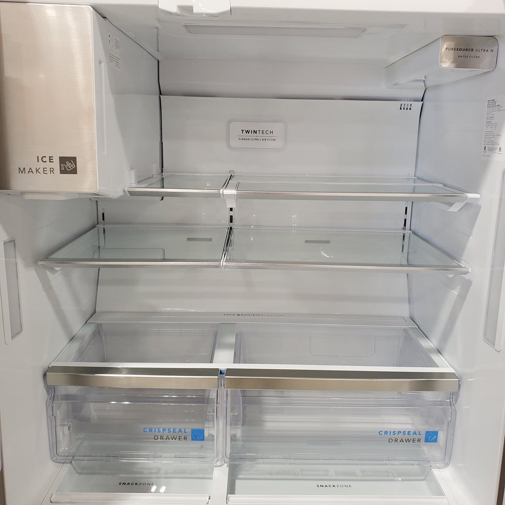 Frigidaire Gallery 22 Cu. Ft. Counter-Depth 4-Door Energy Star Certified Refrigerator in Smudge-Proof Stainless Steel 4SD246 - GRQC2255BF - Scratch & Dent (Minor)