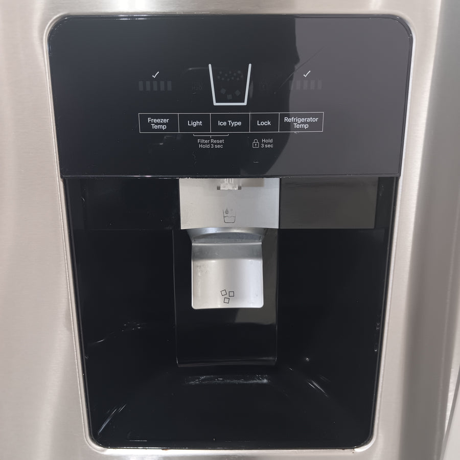 Whirlpool Side By Side Refrigerator with Can Caddy and Frameless Glass Shelves 251315SD1158 - WRS325SDHZ - Scratch and Dent (Minor)