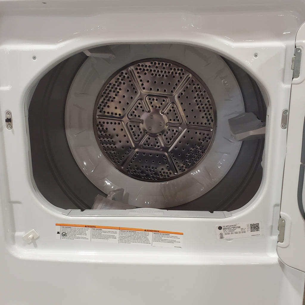 Pictures of Hotpoint 6.2 cu. ft. Capacity Electric Dryer with Up To 120 ft. Venting and Shallow Depth HTX26EASWWW - Scratch & Dent (Minor) - Neu Appliance Outlet - Discount Appliance Outlet in Austin, Tx