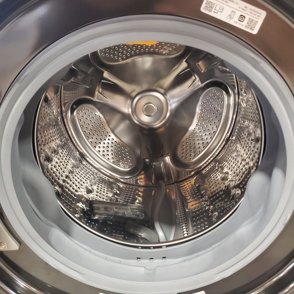 LG Smart Front Load 4.5 Cu. Ft. Washer with TurboWash 360 Technology WM4000HBA - New in Box and LG Smart Wi-Fi Enabled Front Load Electric 7.4 Cu. Ft. Dryer with TurboSteam and Built-In Intelligence 16070 - DLEX4000B - Scratch & Dent (Minor)