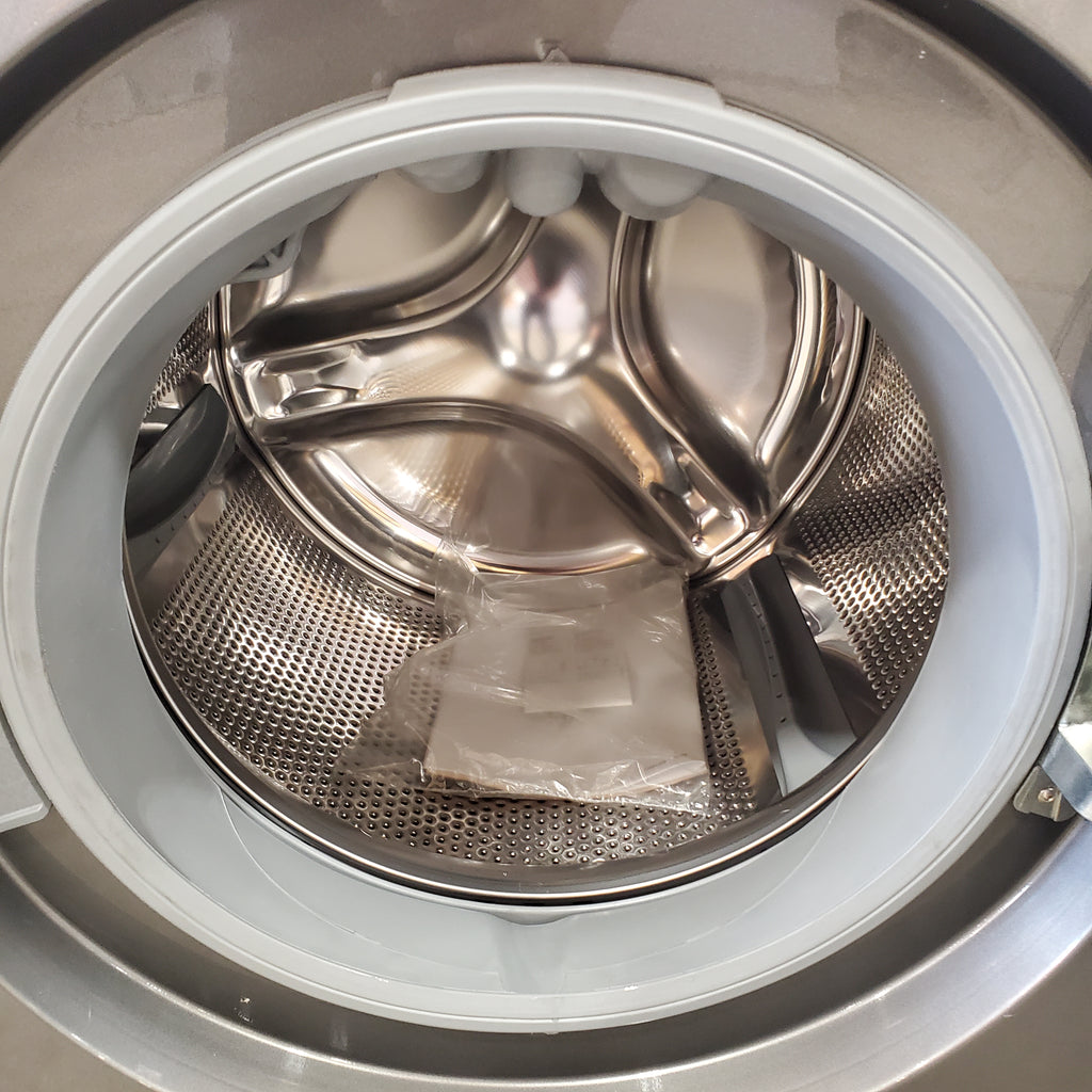 Pictures of Electrolux Titanium Front Load 4.5 Cu. Ft. Washer with Smartboost and Optic Whites Cycle ELFW7637AT - Scratch & Dent (Minor) and Electrolux Titanium 8.0 Cu. Ft. Dryer with Balanced Dry and Instant Refresh Cycle ELFE7637AT - Scratch & Dent (Minor) - Neu Appliance Outlet - Discount Appliance Outlet in Austin, Tx