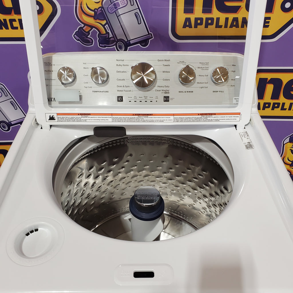 Pictures of Maytag 4.7 cu. ft. Top Load Washer with Agitator, Pet Pro Option and Extra Power in White 22231SD324 - MTW5605RW - Scratch & Dent (Minor) - Neu Appliance Outlet - Discount Appliance Outlet in Austin, Tx