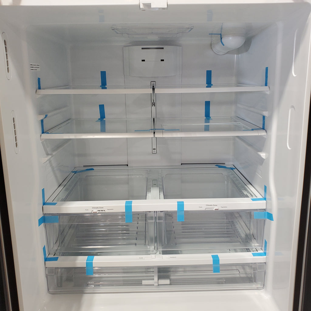 Pictures of GE ENERGY STAR 25.7 Cu. Ft. Fingerprint Resistant French-Door Refrigerator 31134SD215 - GFE26JYMFS - Scratch & Dent (Moderate) - Neu Appliance Outlet - Discount Appliance Outlet in Austin, Tx