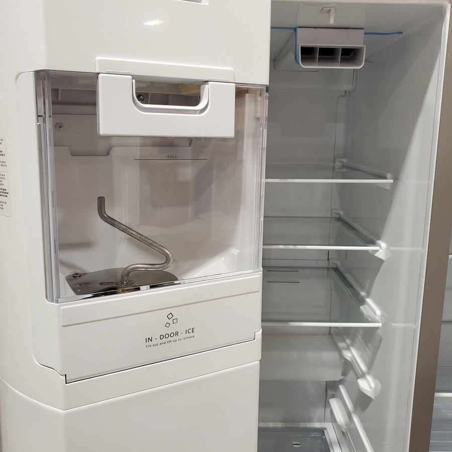 Whirlpool Fingerprint-Resistant Stainless Steel 28.49 cu. ft. Side by Side Refrigerator with In Door Ice and Water Dispenser 251311SD940 - WRS588FIHZ - Scratch & Dent (Moderate)