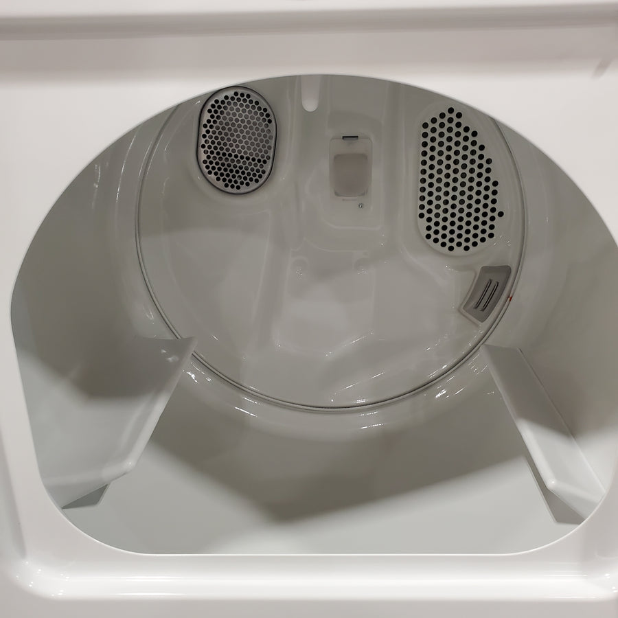 Maytag Top Load 4.8 cu ft Washer with Deep Fill and Slow-Close Glass Lid MVW6200KW - Scratch & Dent (Minor) and Maytag 7.0 cu ft Electric Dryer with Moisture Sensing and Quick Dry Cycle 16158 - MED6200KW - Scratch & Dent (Minor)