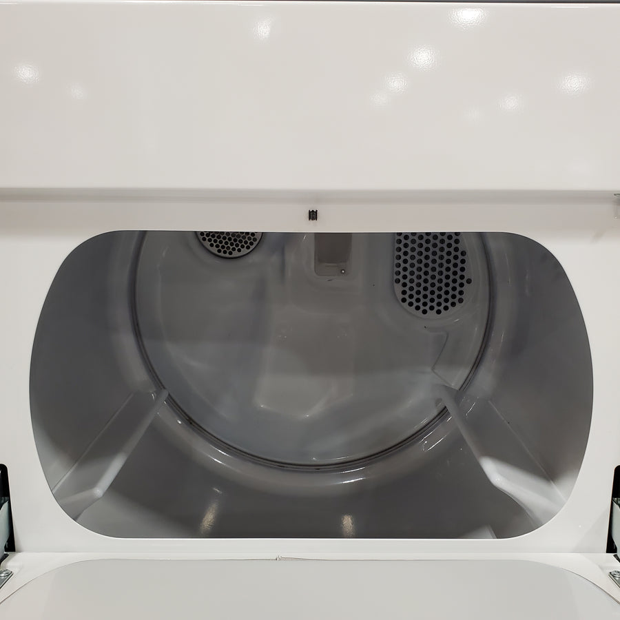 Whirlpool 3.8–3.9 Cu. Ft. Top Load Washer with 2 in 1 Removable Agitator and Soil Level Selection WTW4957PW - Scratch & Dent (Minor) and Whirlpool White Electric 7.0 Cu. Ft. Dryer with Auto Dry 16186 - WED4950HW - Scratch & Dent (Minor)